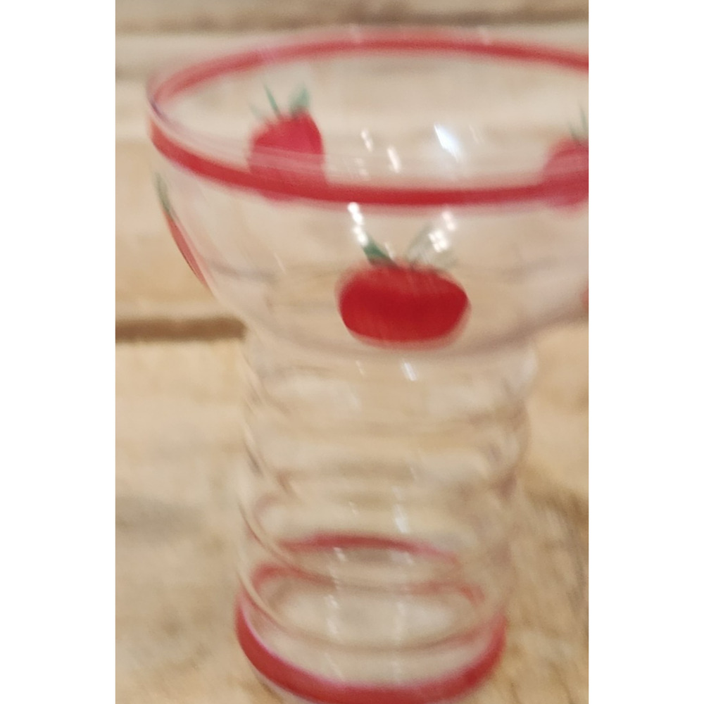 Vintage Dunbar Aramis Ring Tomato Juice Glass Set of 2 Approx 4 inches tall - Picture 14 of 16
